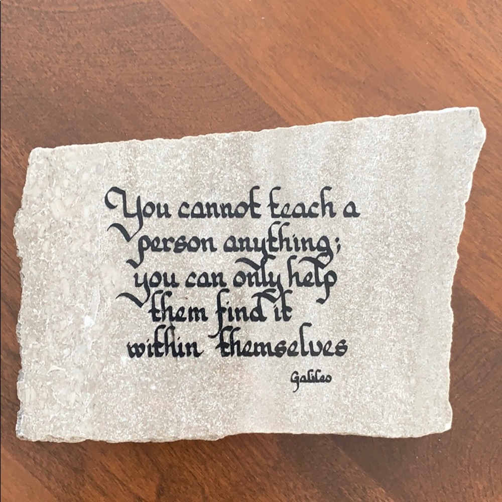 Gift for Teacher Paperweight w/Inspirational Text